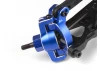 Aluminium Steering Spindle Set (Blue/Left/Right)