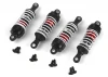 Aluminium Oil-Filled Shock Absorber Set (Red/4pcs)