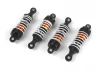 Aluminium Oil-Filled Shock Absorber Set (Orange/4pcs)