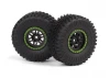 Assembled Wheel & Tyre (Green/2pcs)