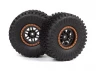 Assembled Wheel & Tyre (Orange/2pcs)