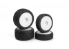 Microbe Buggy Wheel/Tyre Set (White/Front/Rear)