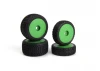 Microbe Buggy Wheel/Tyre Set (Green/Front/Rear)
