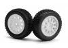 Sidepin SC Wheel/Tyre Set (White/Front/Rear)