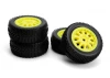 Sidepin SC Wheel/Tyre Set (Yellow/Front/Rear)