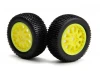 Sidepin SC Wheel/Tyre Set (Yellow/Front/Rear)