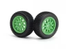 Sidepin SC Wheel/Tyre Set (Green/Front/Rear)