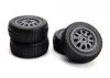 Sidepin SC Wheel/Tyre Set (Grey/Front/Rear)