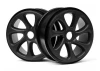 Maverick 1:8 Buggy Black Turbine Wheels (1 Pair)