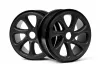 Maverick 1:8 Buggy Black Turbine Wheels (1 Pair)