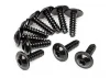 T.P Flanged Screw M3x10mm (10 pcs)