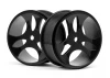 Black Wheels 2 Pcs (Vader XB)