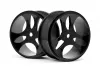 Black Wheels 2 Pcs (Vader XB)
