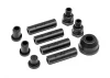 Maverick Suspension Pin Mounts, Rear Hub Inserts + Shock Mounts