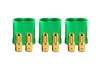 Castle Creations Polarized Bullet Connectors - 6 Males, 3 Housings - 6.5mm