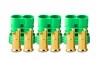 Castle Creations Polarized Bullet Connectors - 6 Females, 3 Housings - 6.5mm