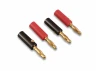 Banana Plugs (4mm Gold) 2prs