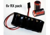 Overlander Nimh Battery Pack 2/3 AF 1600mAh 6V RX Flat Premium Sport