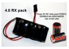 Overlander Nimh Battery Pack 2/3 AF 1600mAh 4.8V RX Flat Premium Sport