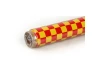 2Mtr Oracover Fun-4 Small Cheq.Yellow/Red