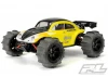 ProLine Sling Shot 2.2 Buggy / 1:16 Revo Sand Tyres on Black Desperado Wheels - 1 Pair