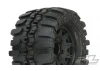 ProLine Interco TSL SX Super Swamper 2.8 Tyres Mounted on Black Raid 6X30 Removable Hex Wheels - 12mm Hex