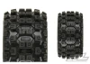ProLine Badlands MX28 2.8 Tyres Mounted on Black Raid 6X30 Removable Hex Wheels - 12mm Hex