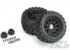 ProLine Badlands MX 3.8 Tyres Mounted on Raid Black 8X32 Wheels - 17mm Hex