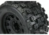 ProLine Badlands MX 3.8 Tyres Mounted on Raid Black 8X32 Wheels - 17mm Hex