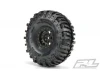 ProLine Interco Bogger 1.9 G8 Rock Terrain Truck Tyres on IMPULSE Black Beadlock Wheels (2)