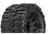 ProLine Trencher HP Belted 3.8 Tyres Mounted on Raid Black 8X32 Wheels - 17mm Hex