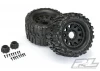 ProLine Trencher HP Belted 3.8 Tyres Mounted on Raid Black 8X32 Wheels - 17mm Hex