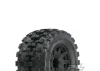 ProLine Badlands MX38 HP Belted 3.8 Tyres Mounted on Raid Black 8X32 Wheels - 17mm Hex
