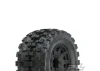 ProLine Badlands MX38 HP Belted 3.8 Tyres Mounted on Raid Black 8X32 Wheels - 17mm Hex