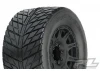 ProLine Street Fighter 3.8 Belted Tires Mounted On Raid Black Wheels 8X32 - 17mm Hex (2)