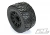 ProLine Street Fighter 3.8 Belted Tires Mounted On Raid Black Wheels 8X32 - 17mm Hex (2)