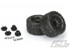ProLine Trencher HP Belted 2.8 Tyres Mounted On Black 6X30 Removable Hex Wheels - 12mm Hex