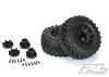 ProLine Badlands MX28 HP 2.8 Belted Tyres - Mounted On Black 6X30 Wheels - 12mm Hex