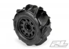 ProLine Dumont 3.8 Paddle Tyres Mounted on Black Raid 8x32 17mm Wheels (2)