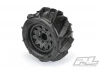 ProLine Dumont 2.8 Sand Paddle Tyres on Raid Black 6x30 12mm Hex Wheels (2)
