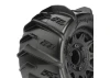 ProLine Dumont 2.8 Sand Paddle Tyres on Raid Black 6x30 12mm Hex Wheels (2)