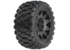 ProLine Badlands MX57 Tyres On Raid 5.7 Black 24mm Hex Wheels - Fit X-MAXX/Kraton 8S(2)