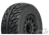 ProLine Street Fighter M2 SC Tyres on Black Raid 6X30 Wheels (2)
