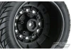 ProLine Street Fighter M2 SC Tyres on Black Raid 6X30 Wheels (2)