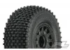 ProLine Gladiator SC 2.2/3.0 M2 Tyres Mounted on Raid 6X30 Black Wheels (2)