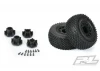 ProLine Gladiator SC 2.2/3.0 M2 Tyres Mounted on Raid 6X30 Black Wheels (2)