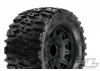 ProLine Trencher 2.8 Tyres Mounted on Black Raid 6X30 Removable Hex Wheels - 12mm Hex