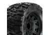 ProLine Trencher 2.8 Tyres Mounted on Black Raid 6X30 Removable Hex Wheels - 12mm Hex