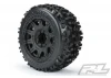ProLine Badlands 3.8 Tyres Mounted on Raid Black 8X32 Wheels - 17mm Hex