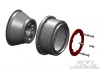 ProLine Split Six Red/Black Wheels - Slash Front - 1 Pair